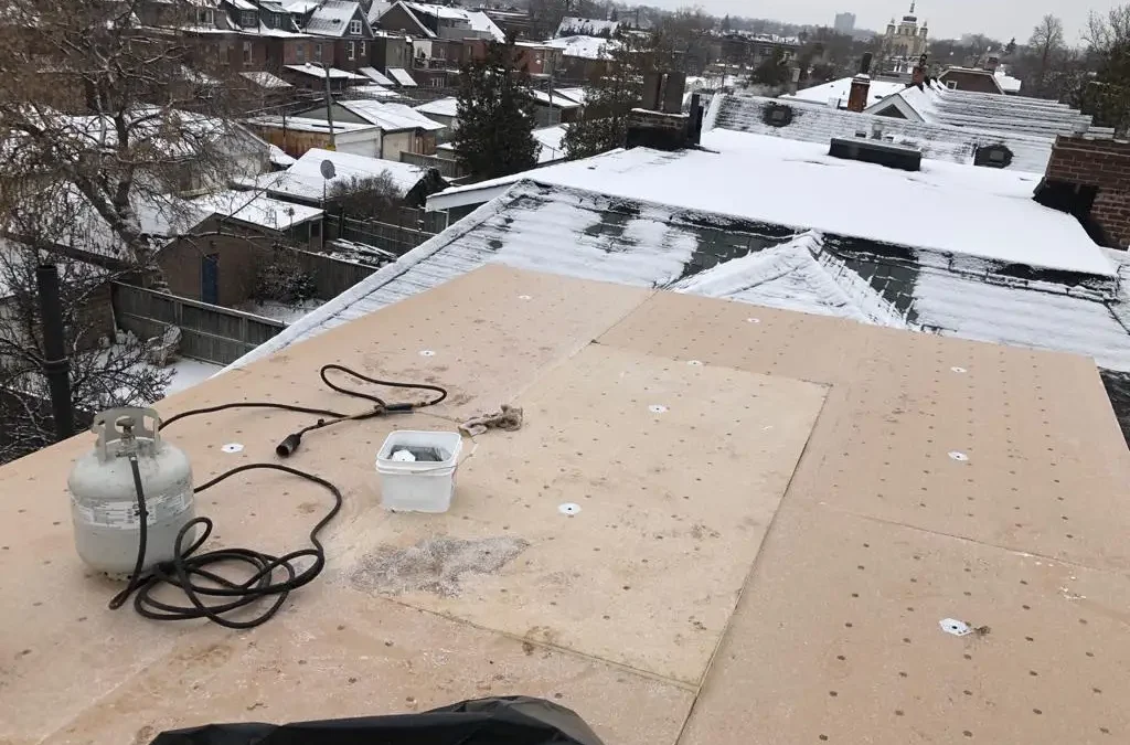 Attic Build-Up Deck and Sheathing, Toronto