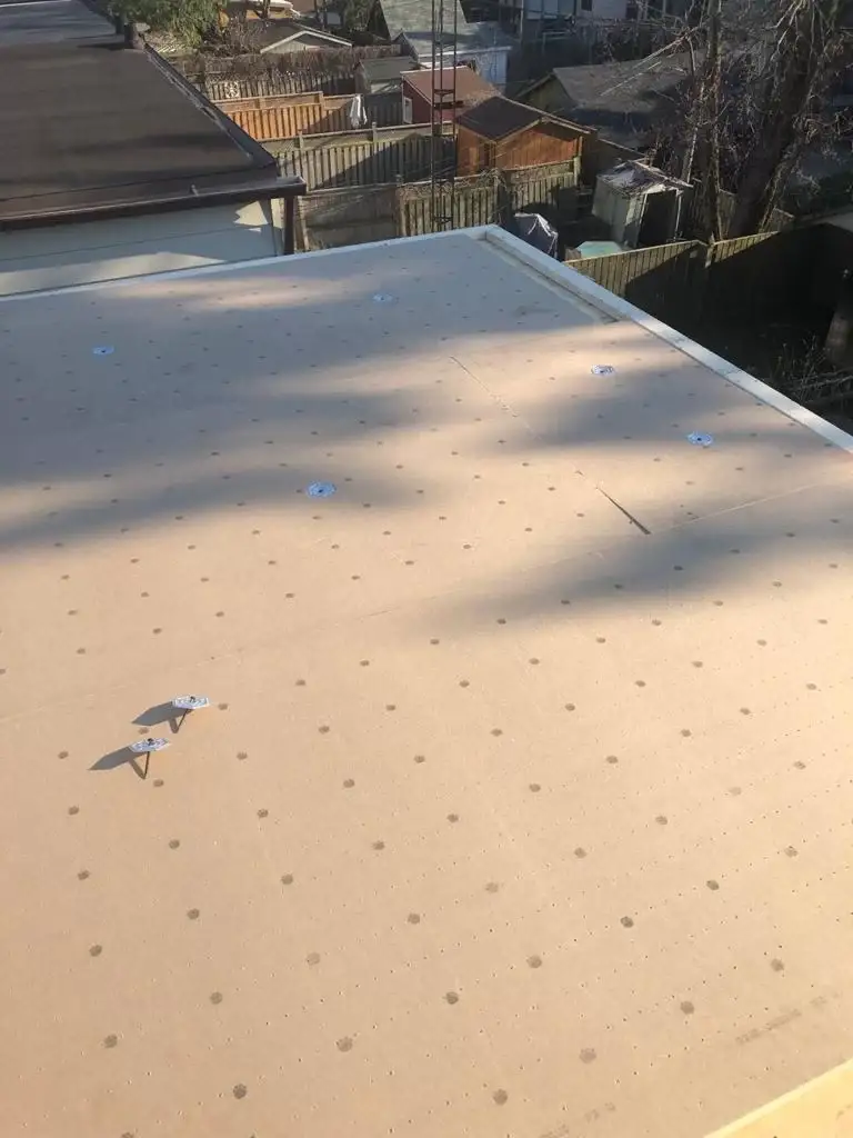 Attic space removal and rebuild above a Toronto flat roof, view 21